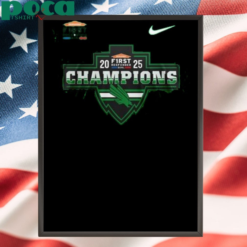 North Texas Football First Responder Bowl 2025 T-Shirt