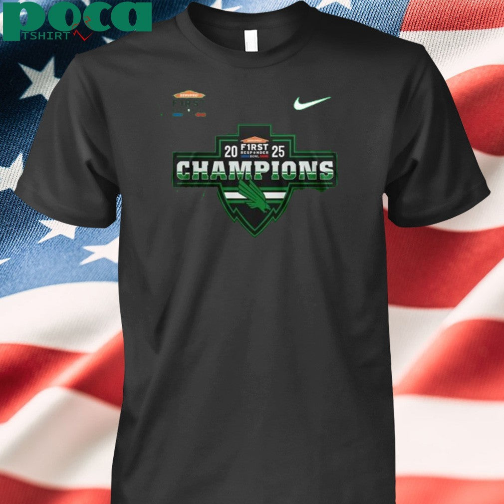 North Texas Football First Responder Bowl 2025 T-Shirt