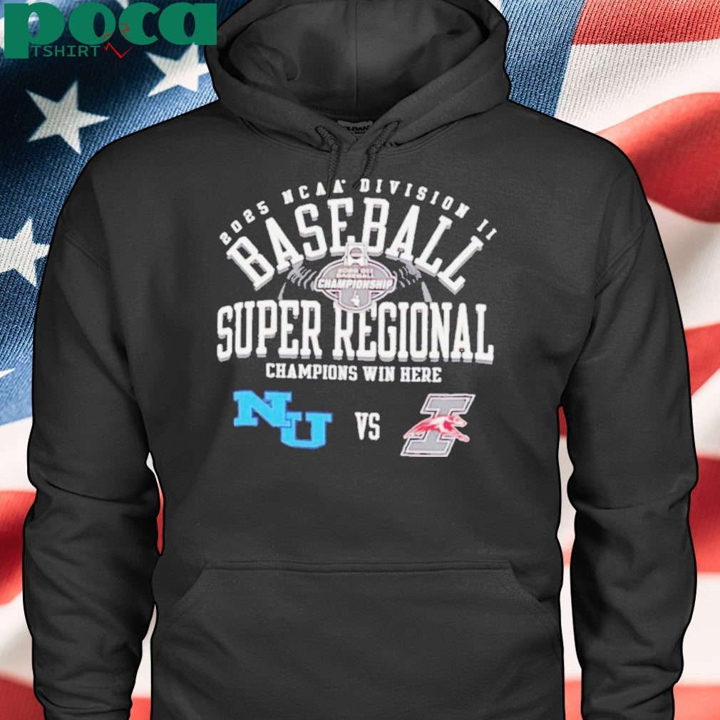 Northwood vs Indianapolis Greyhounds NCAA Division II Baseball Super Regional Champion Win Here 2025 shirt