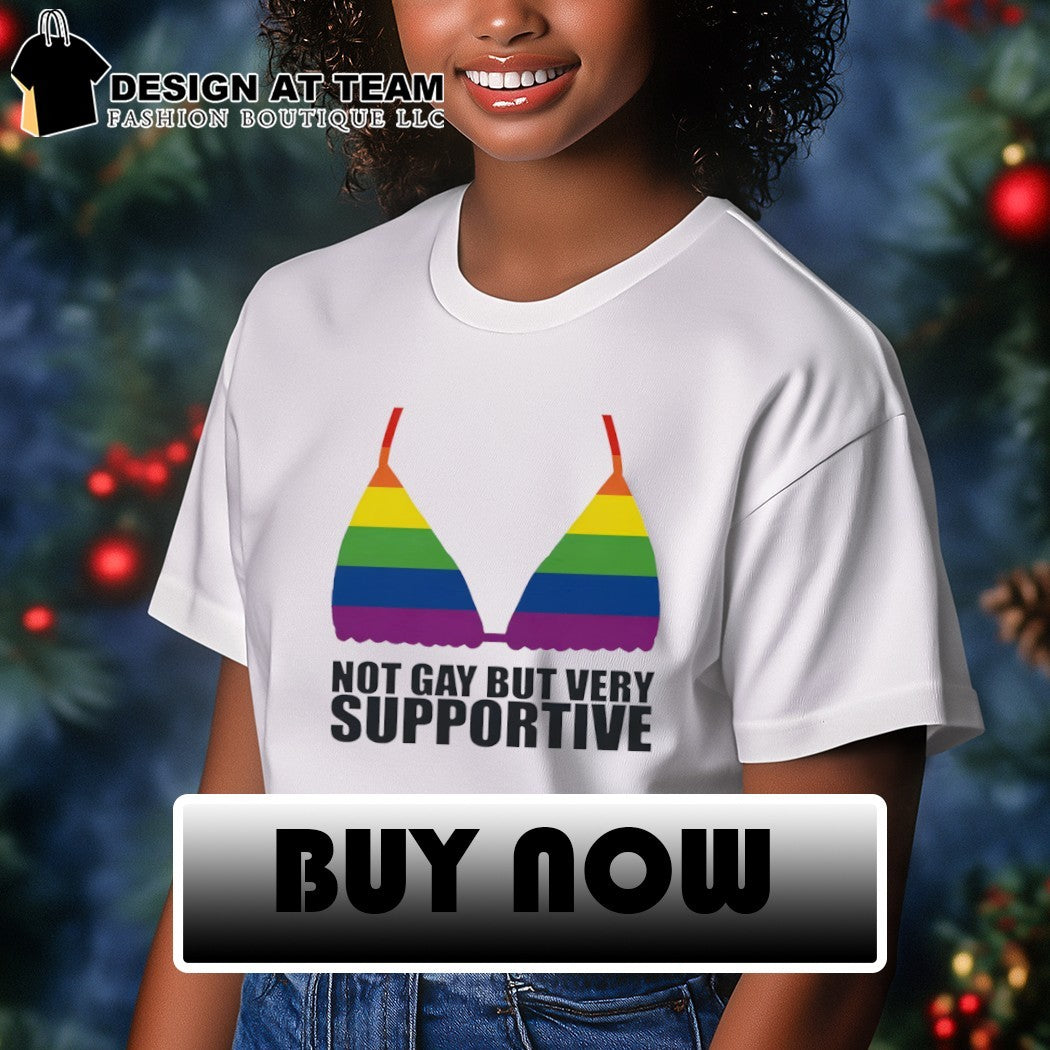 Not gay but very supportive LGBTQ Pride Month 2026 shirt