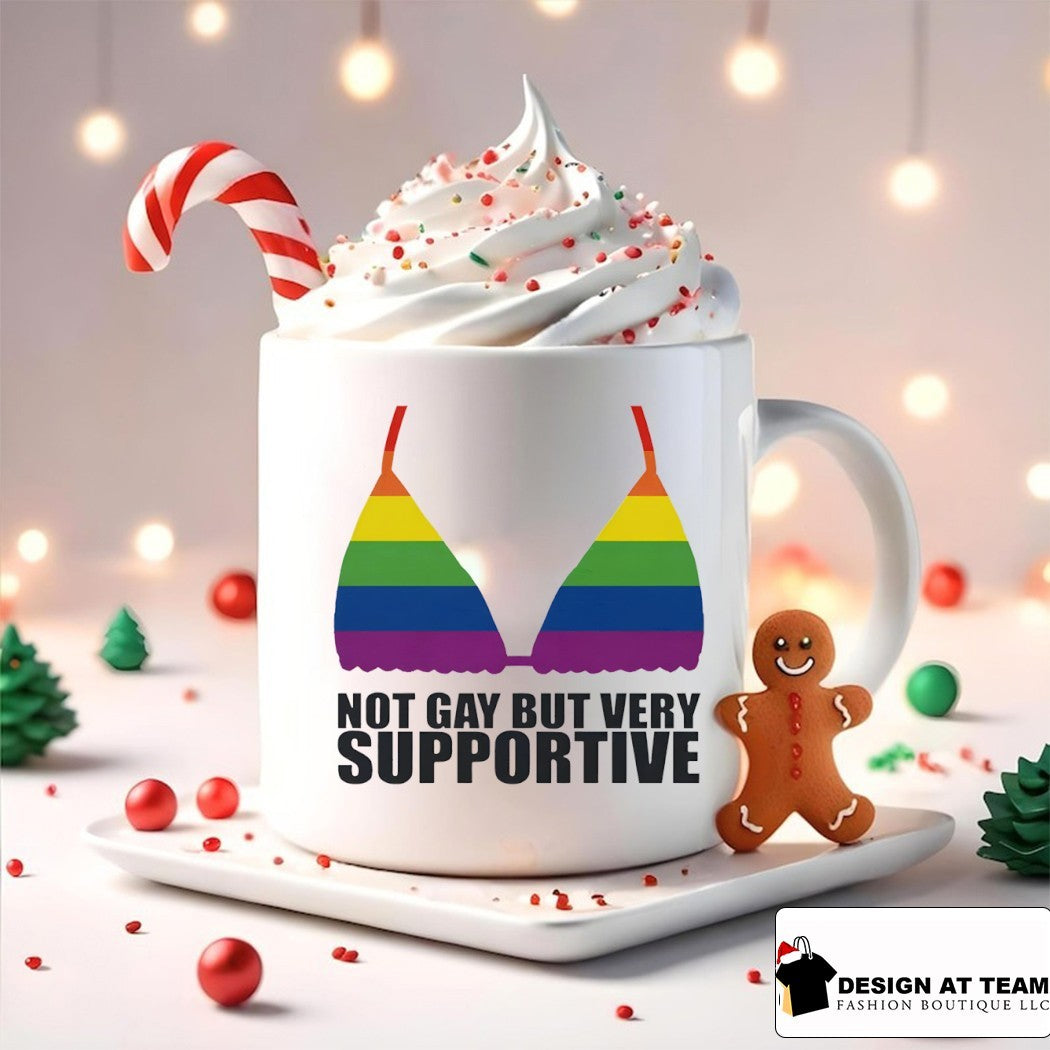 Not gay but very supportive LGBTQ Pride Month 2026 shirt