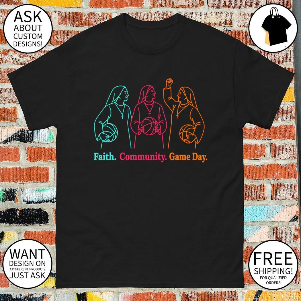 Nuns Faith Community Game Day San Antonio Spurs Basketball NBA 2026 shirt