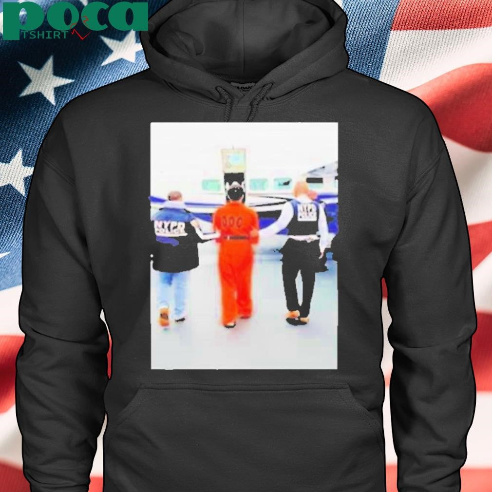 Nypd News Luigi Mangioni Is Escorted From An Nypd Helicopter In New York City Shirt