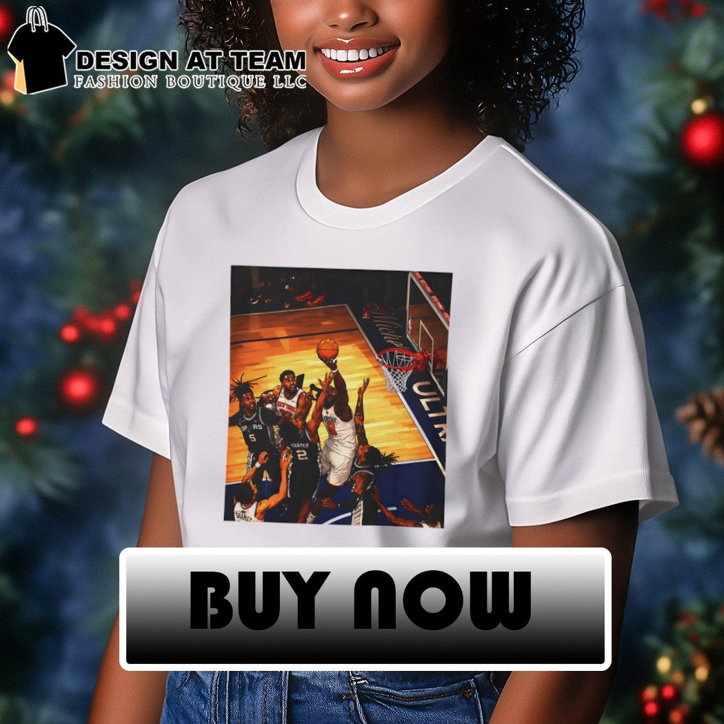 OG Anunoby Game winning Slam Dunk Players Hoop Scene Knicks shirt