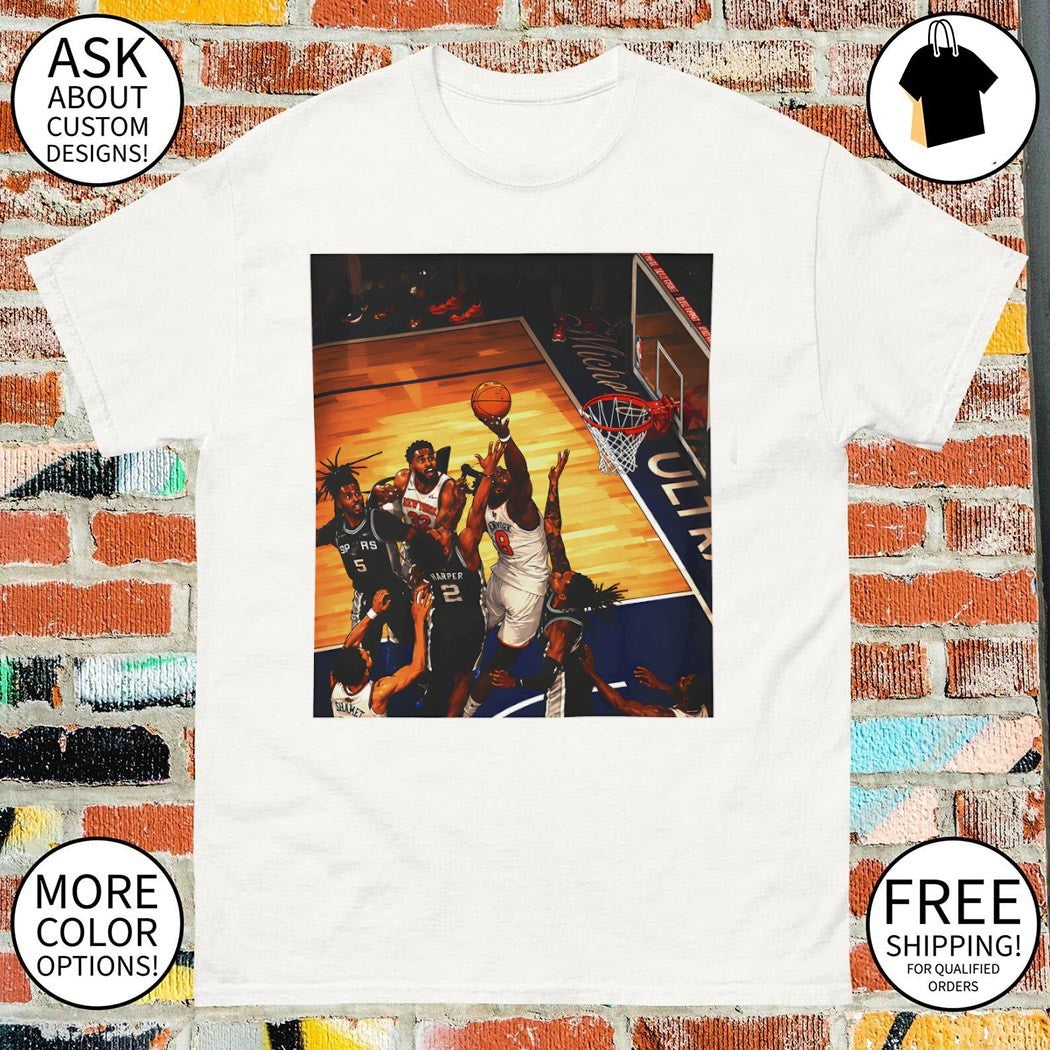 OG Anunoby Game winning Slam Dunk Players Hoop Scene Knicks shirt