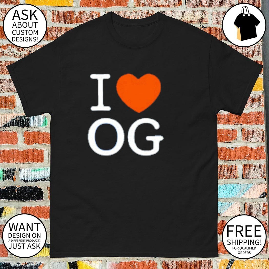 OG Anunoby I love OG orange heart Knicks shirt