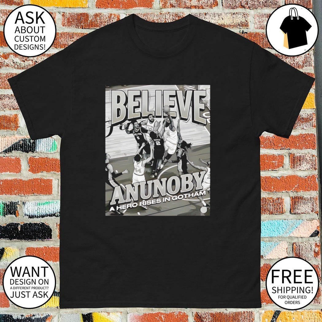 OG Anunoby Tip-In believe Anunoby a hero rises in Gotham Finals NBA moment shirt