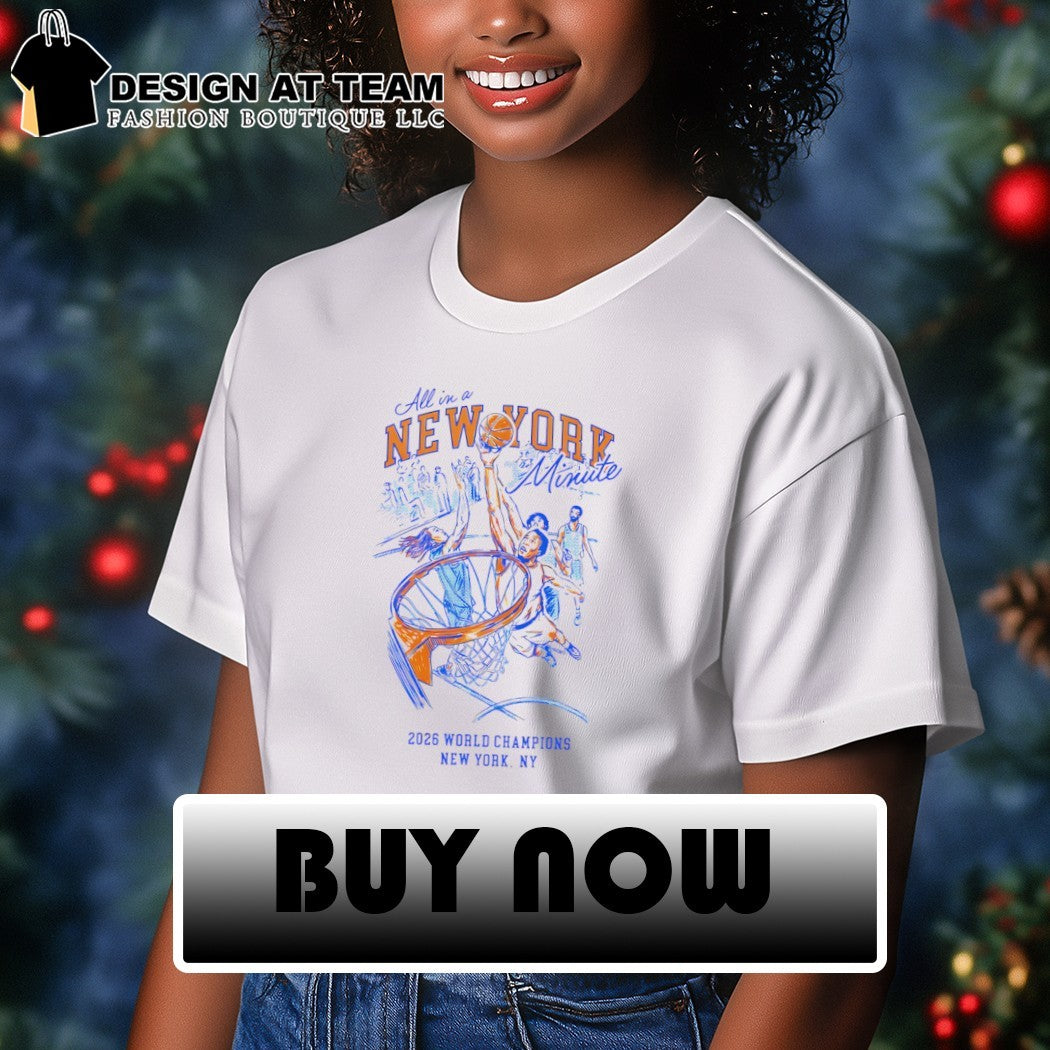 OG Anunoby tip in all in a New York minute 2026 World Champions New York shirt
