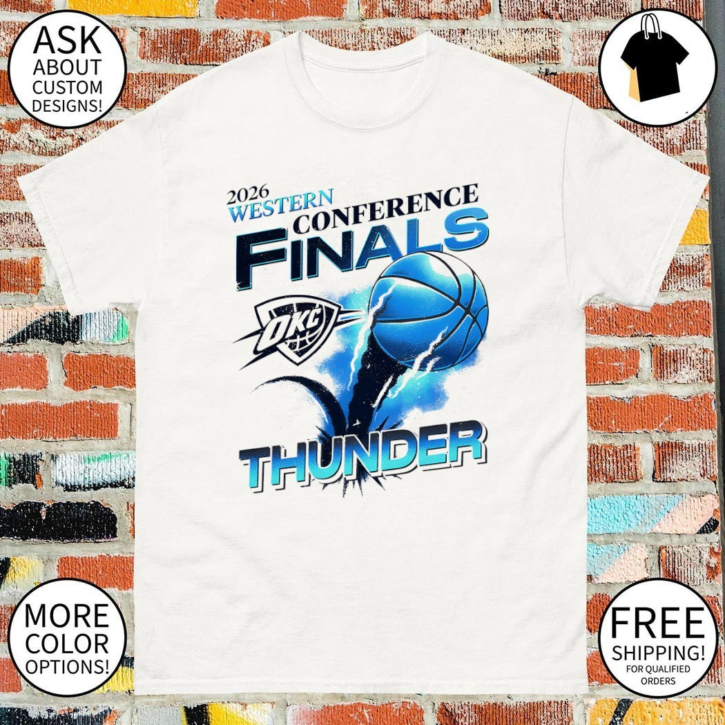OKC Oklahoma City Thunder 2026 NBA Western Conference Finals shirt
