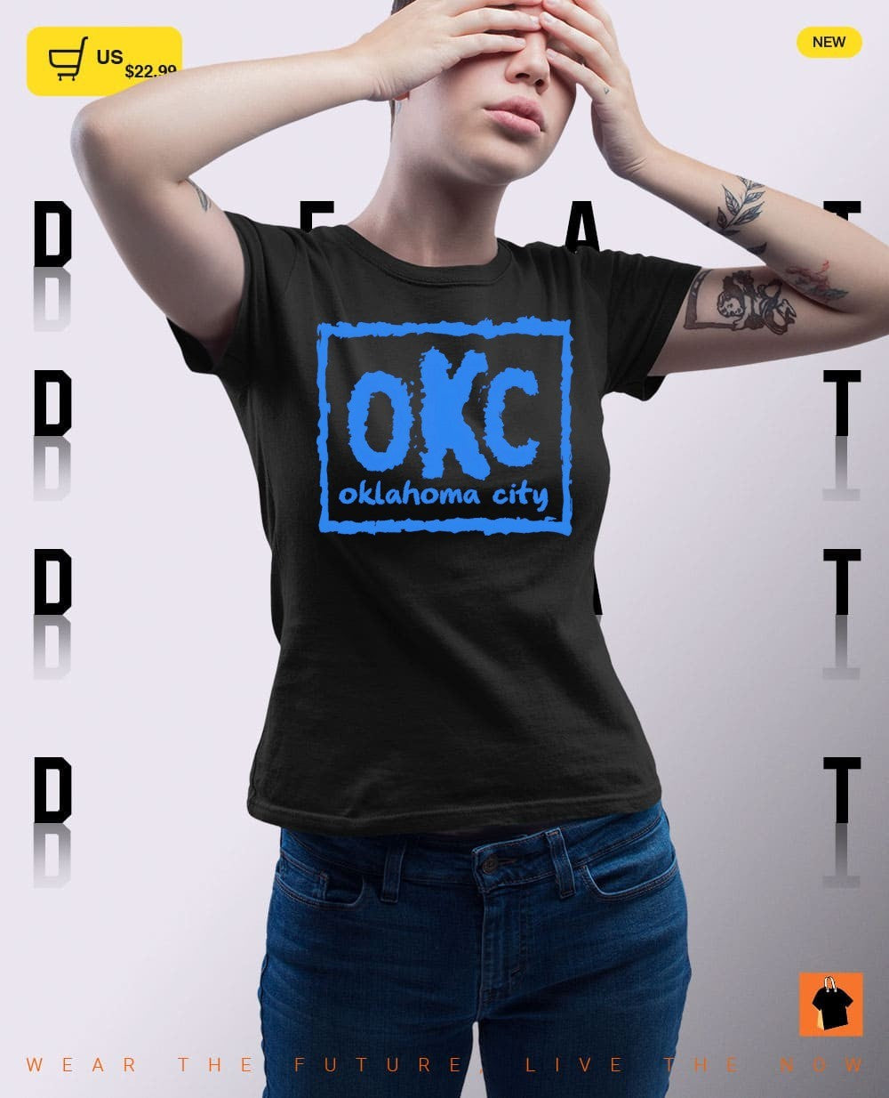 OKC Oklahoma City Thunder Basketball NBA parody logo shirt