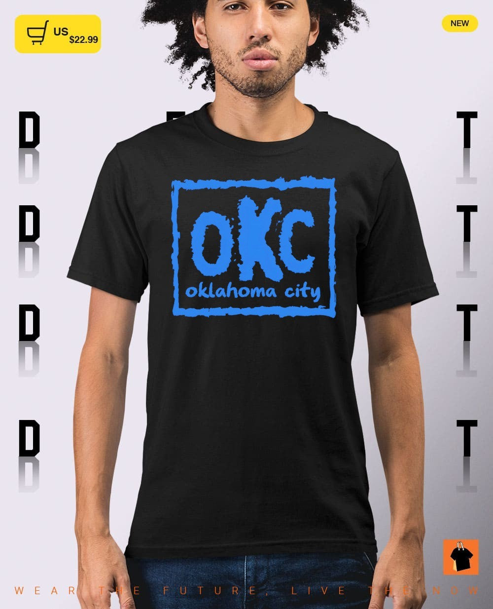 OKC Oklahoma City Thunder Basketball NBA parody logo shirt