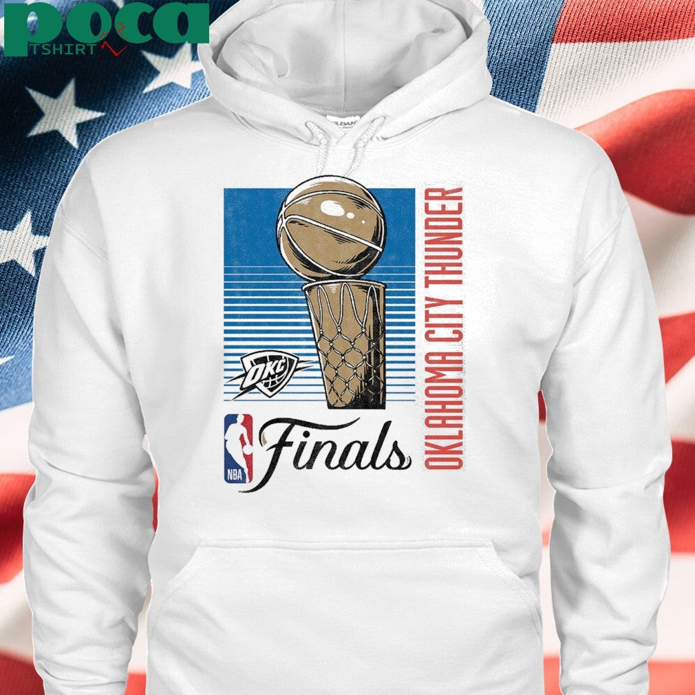 OKC THUNDER 2025 NBA FINALS RETRO LINES T-SHIRT