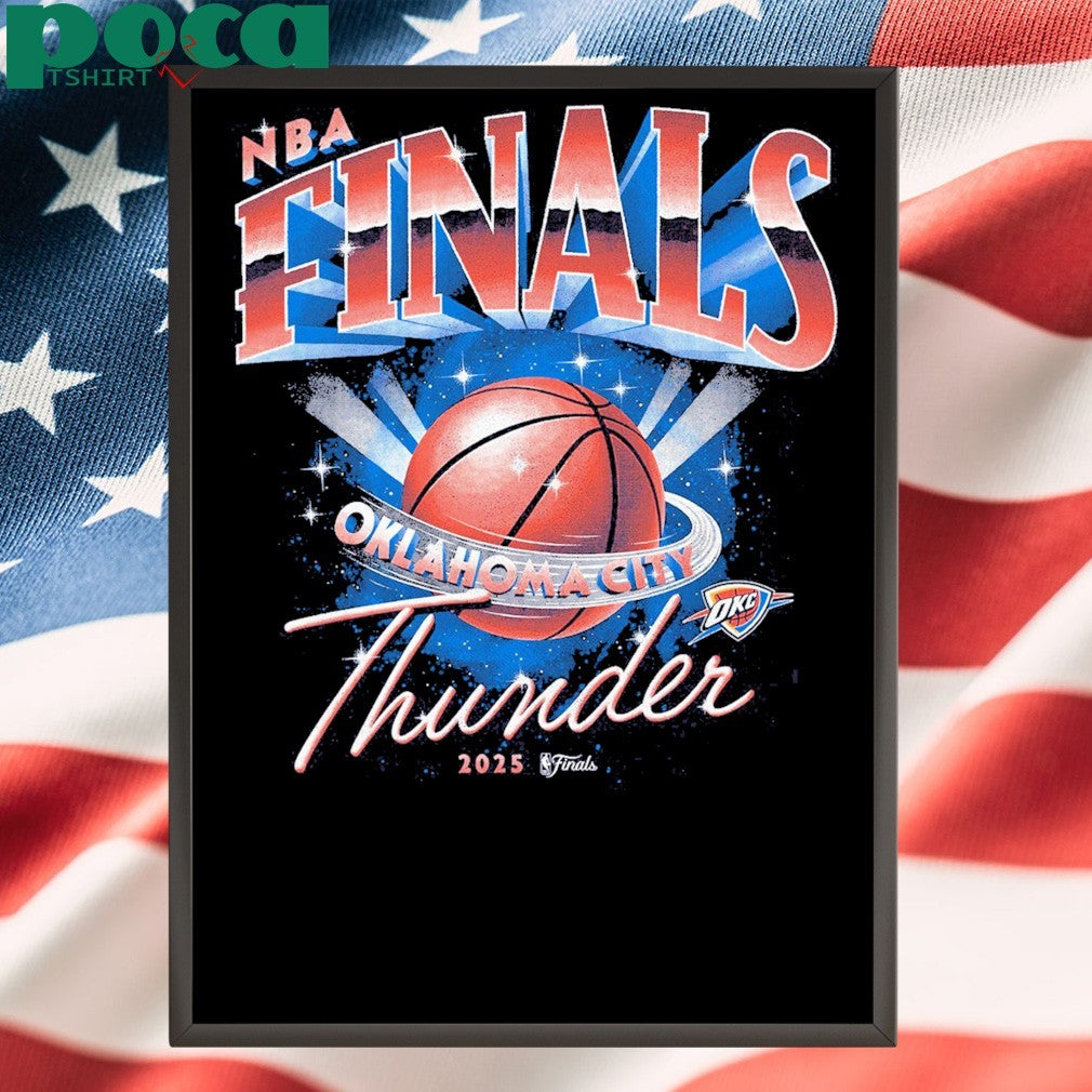 OKC THUNDER 2025 NBA FINALS SPACE T-SHIRT