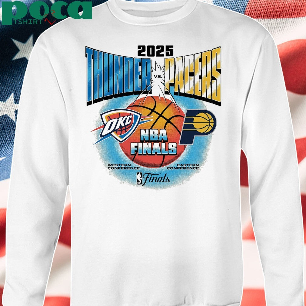 OKC THUNDER 2025 NBA FINALS VINTAGE MATCHUP T-SHIRT