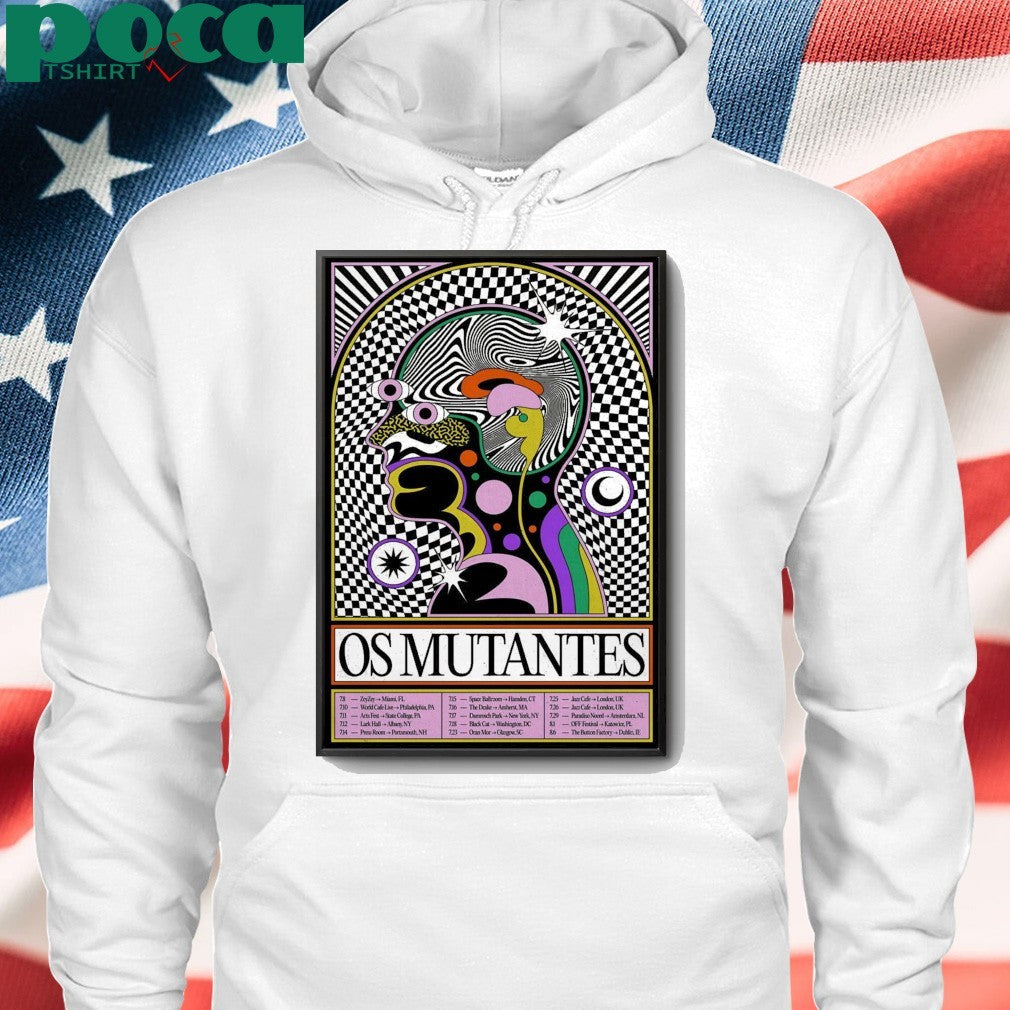 OS Mutantes July And August 2025 Shows Poster shirt