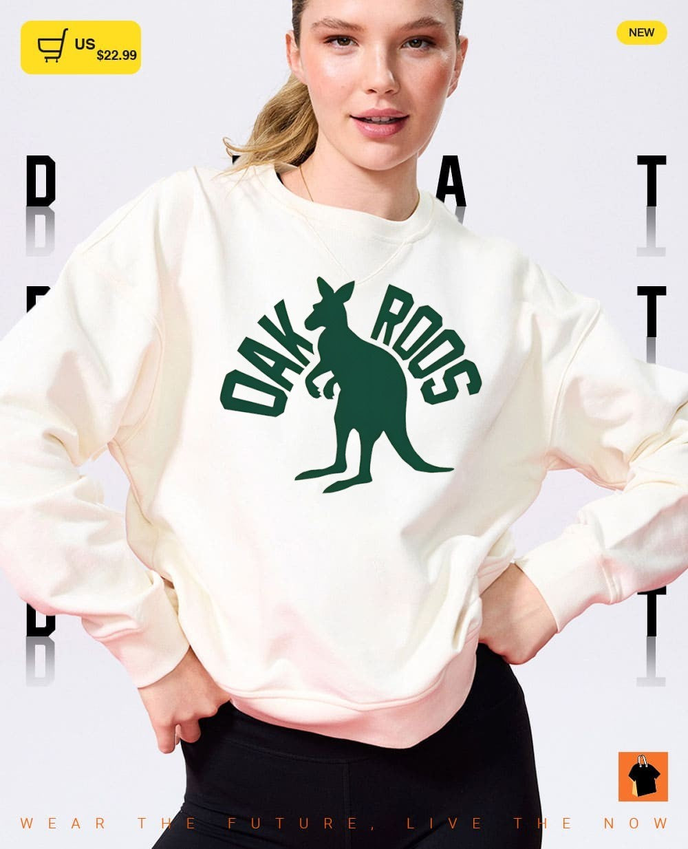 Oak Roos Australia Kangaroo logo shirt