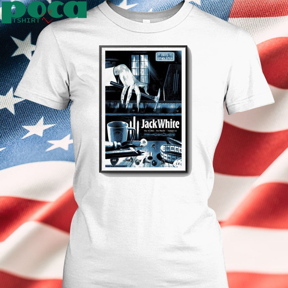 Oakland, CA Live May 16 2025 Jack White Poster shirt
