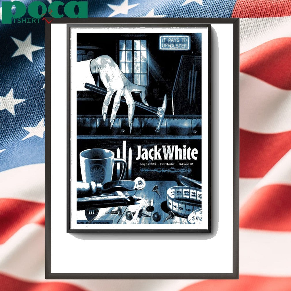 Oakland, CA Live May 16 2025 Jack White Poster shirt
