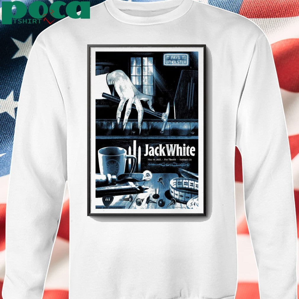 Oakland, CA Live May 16 2025 Jack White Poster shirt