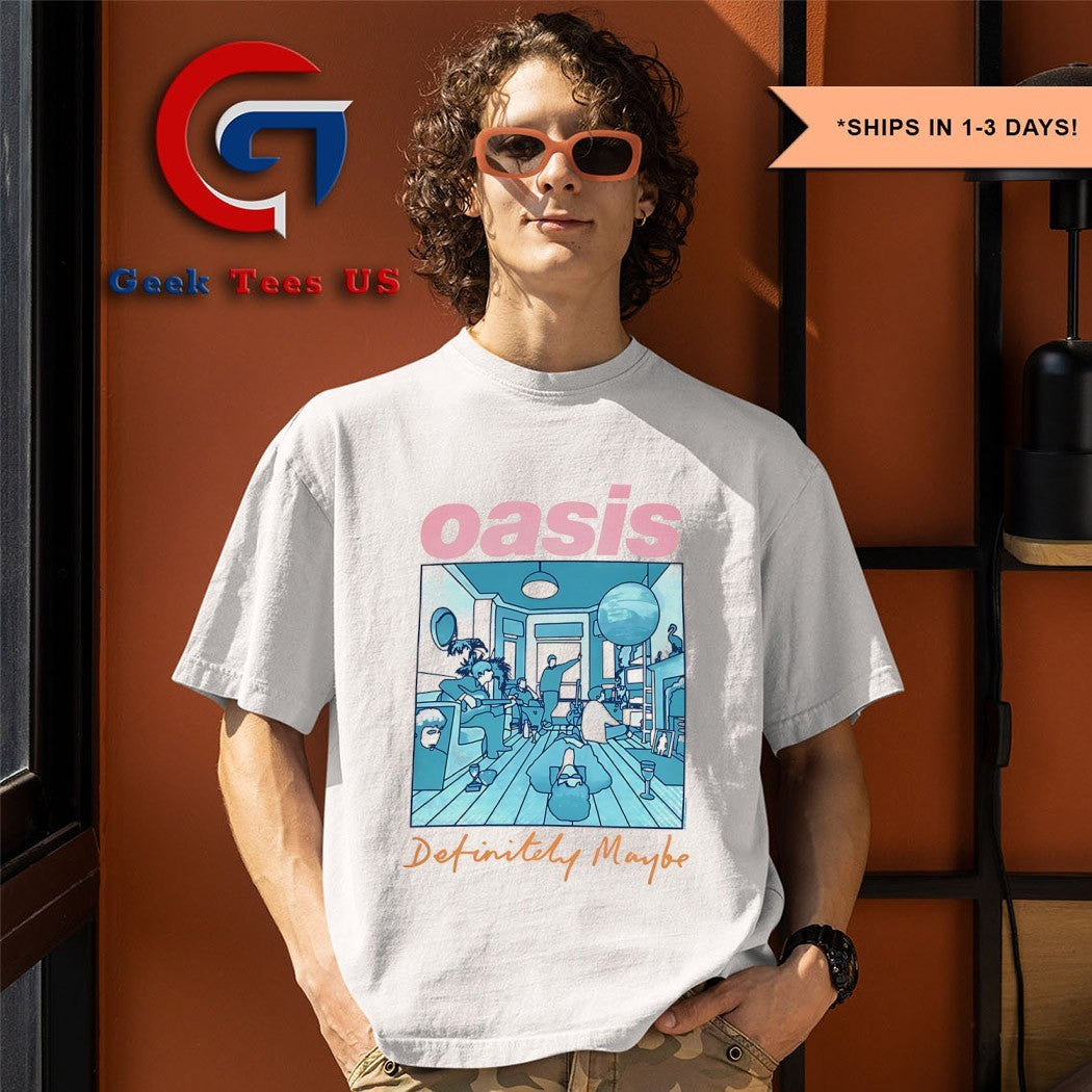 Oasis Definitely Maybe photo T-shirt