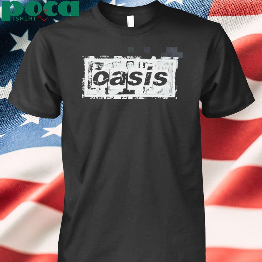 Oasis Live 25 World Tour Box Logo UK Design With Tour shirt