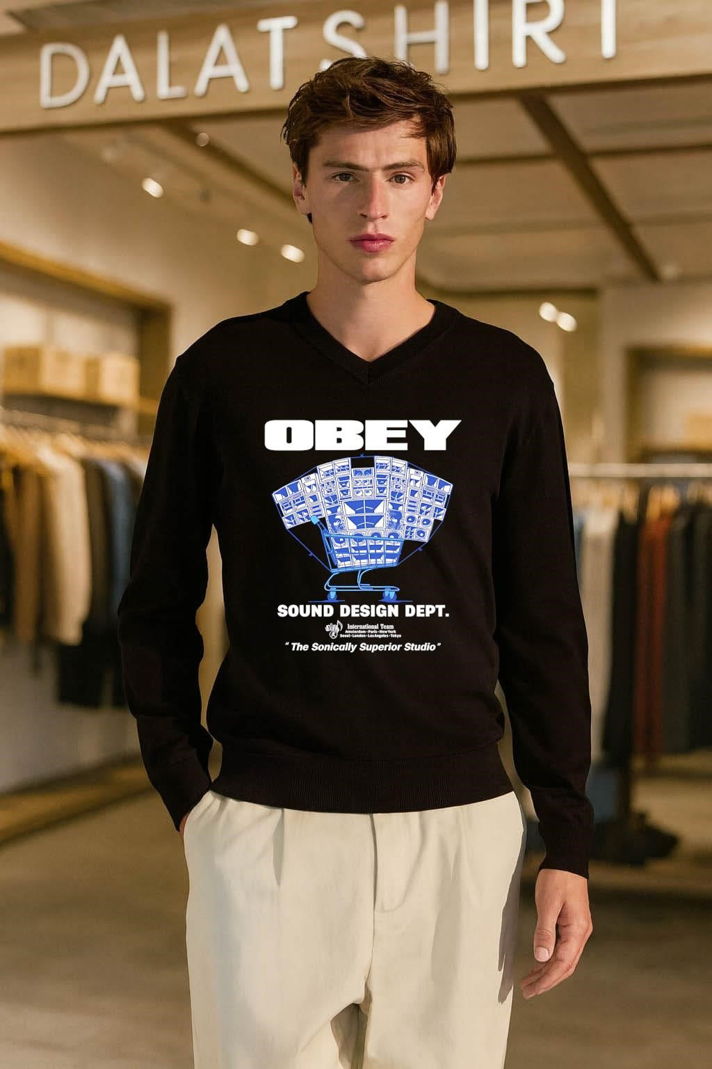 Obey Sound Design Dept International Team shirt