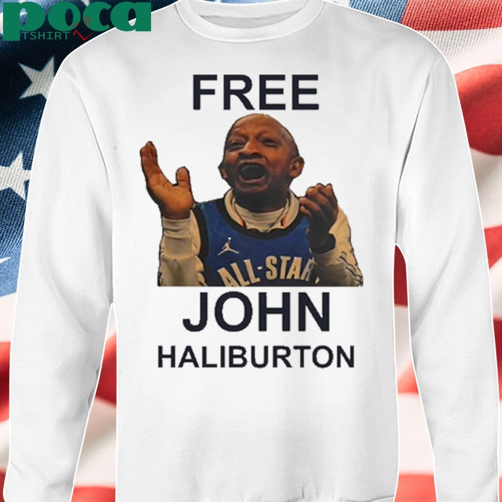 Obi Toppin Free John Haliburton shirt
