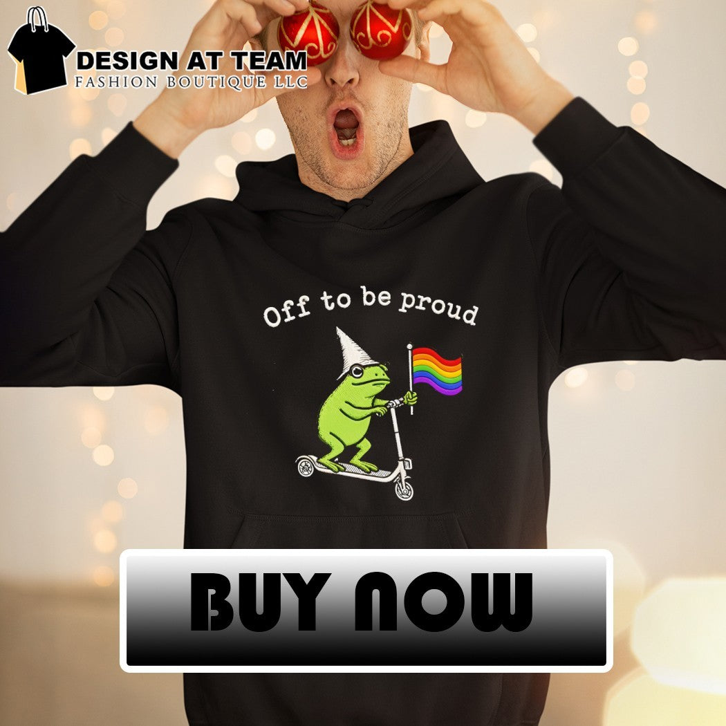 Off To Be Proud Frog LGBTQ shirt