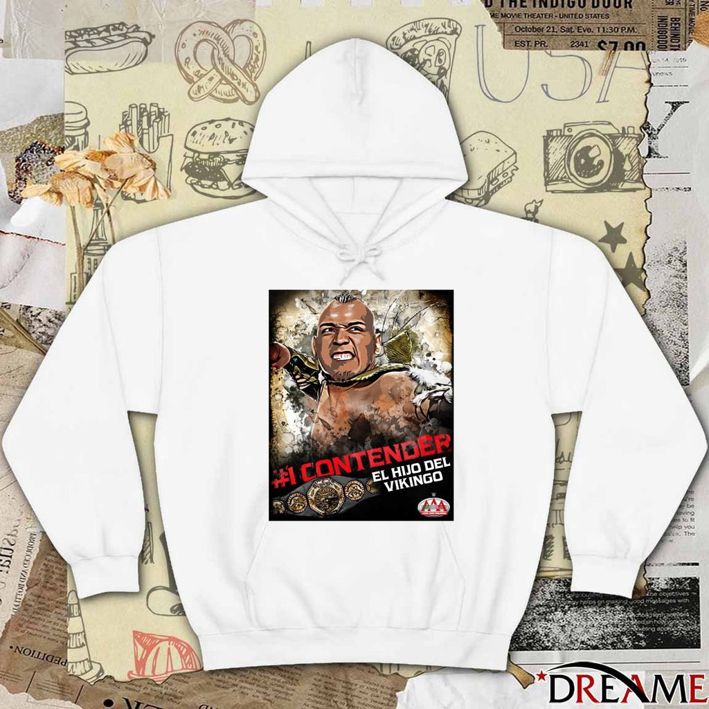 #1 Contender El Hijo Del Vikingo AAA Mega Championship Poster t-shirt