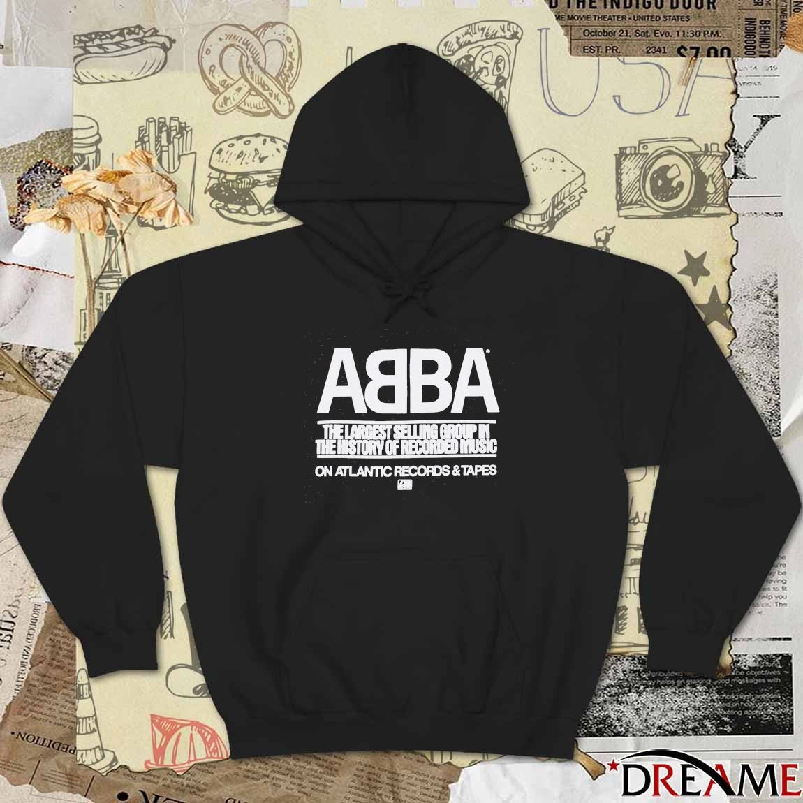 1979 Abba The Largest Selling Group In The History Of Recorded Music On Atlantic Records And Tapes Promo t-shirt