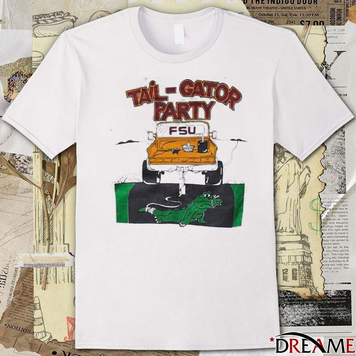 1989 Florida State Florida Gators Tail-Gator Party New t-shirt