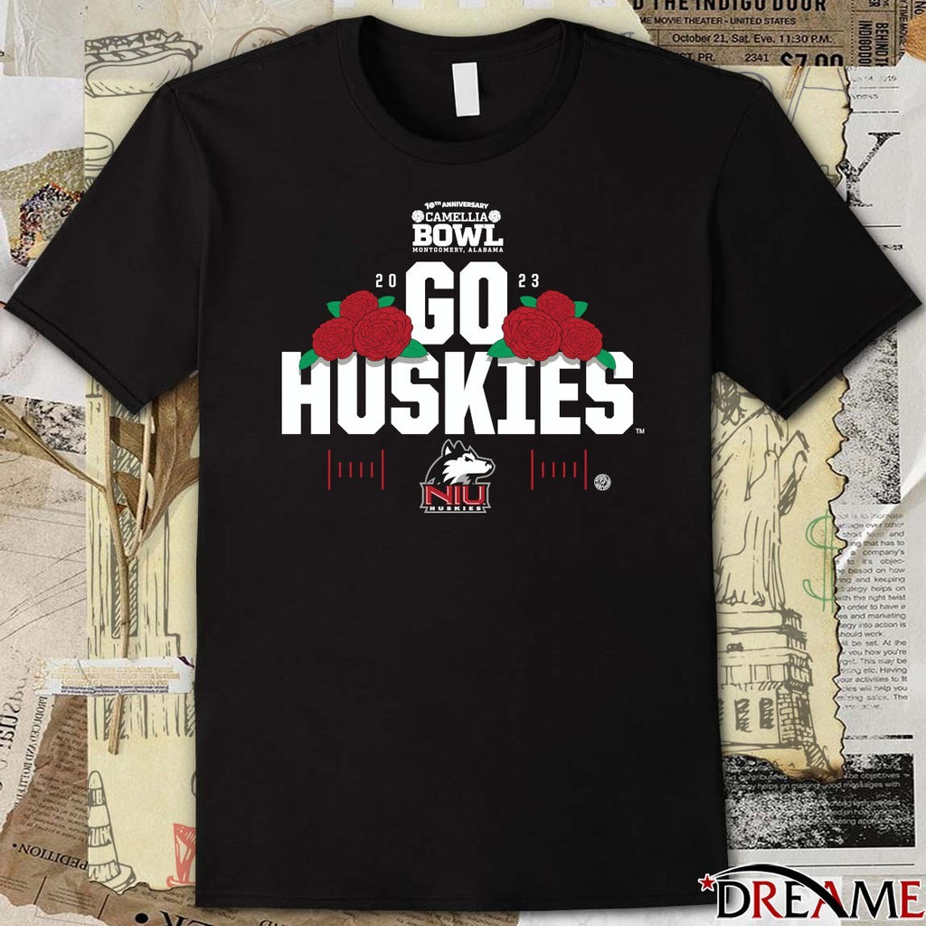 19th Anniversary Camellia Bowl Montgomery Alabma 2023 Go Huskies Northern Illinois Huskies t-shirt