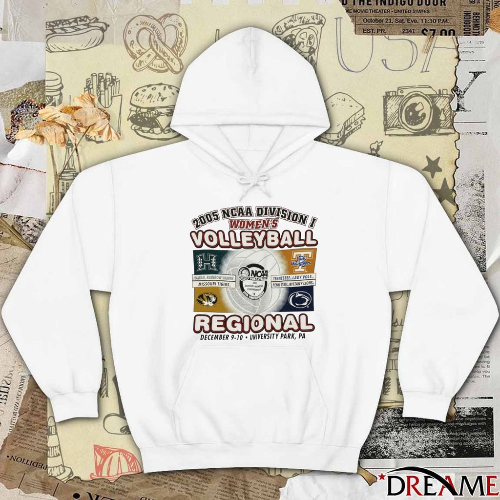 2005 NCAA Division I Women’s Volleyball Regional December 9 – 10 University Park PA t-shirt