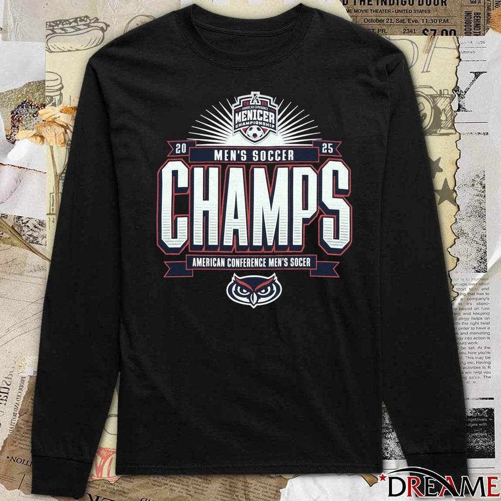 2025 American Conference Men’s Soccer Champs Florida Alantic Owls t-shirt