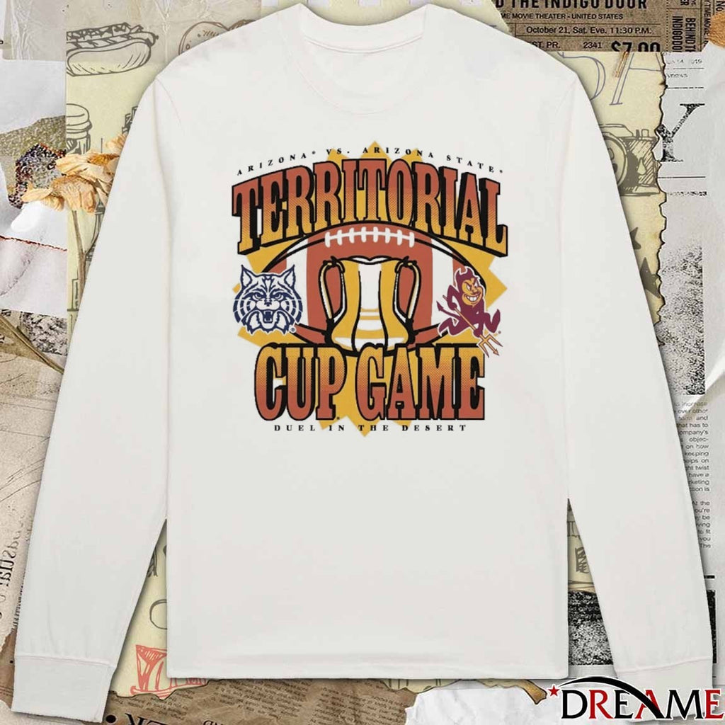 2025 Arizona Wildcats VS. Arizona State Sun Devils Territorial Cup Duel In The Desert t-shirt