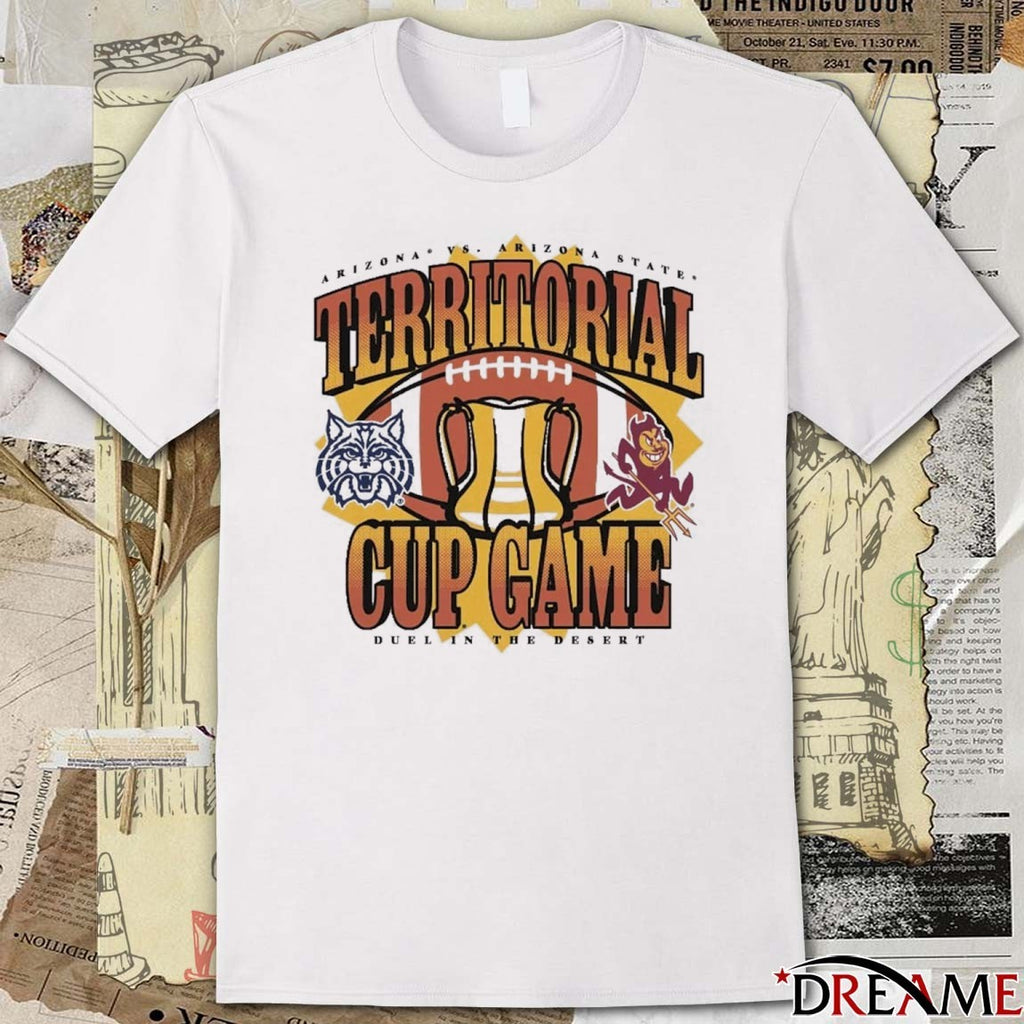 2025 Arizona Wildcats VS. Arizona State Sun Devils Territorial Cup Duel In The Desert t-shirt