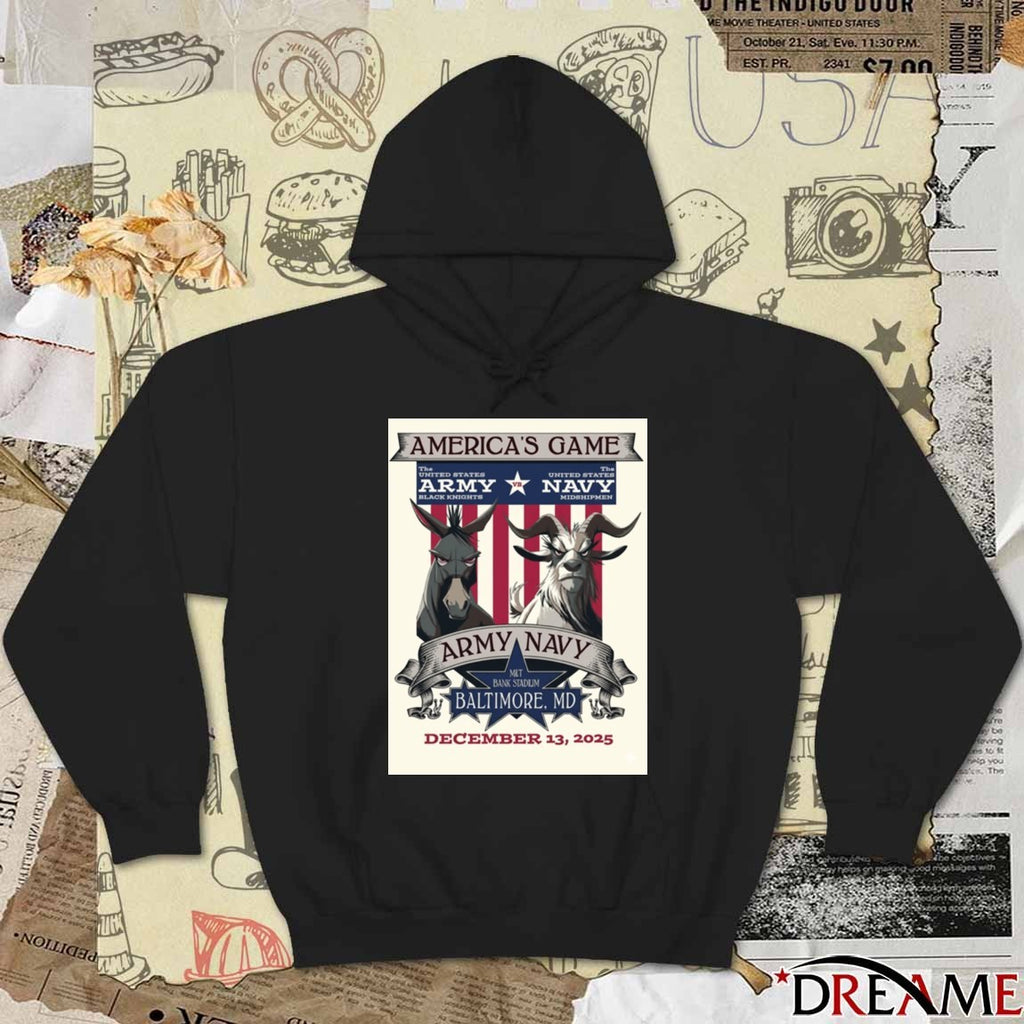 2025 Army-Navy America’s Game Baltimore, MD M&T Bank Stadium December 13 Poster t-shirt