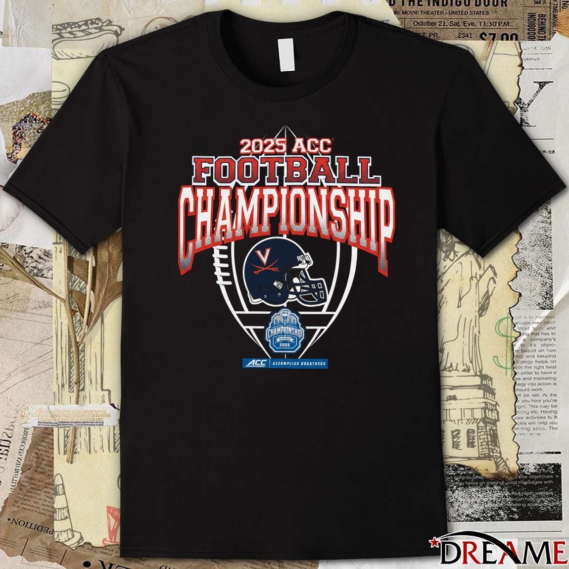 2025 Atlantic Coast Conference Football Championship Virginia Cavaliers Champion t-shirt
