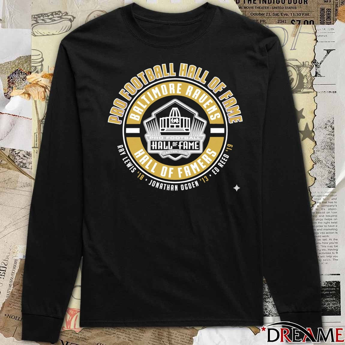2025 Baltimore Ravens Pro Football Hall of Famers Canton Ohio t-shirt