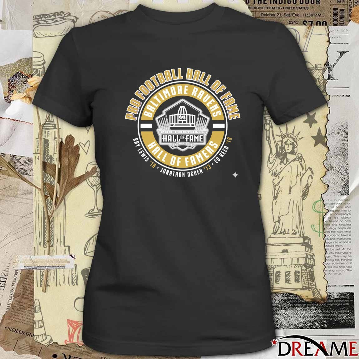 2025 Baltimore Ravens Pro Football Hall of Famers Canton Ohio t-shirt