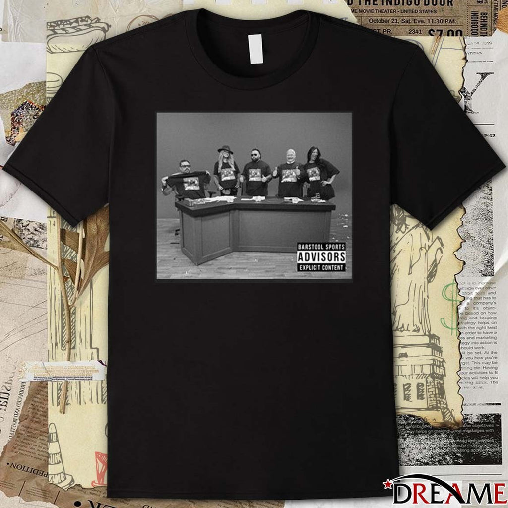 2025 Barstool Sports Advisors Explicit Content Season 8 II t-shirt