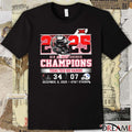 2025 Big 12 Conference Champions Texas Tech Red Raiders 34 – 07 Byu Cougars Dec 6 AT&T Stadium t-shirt