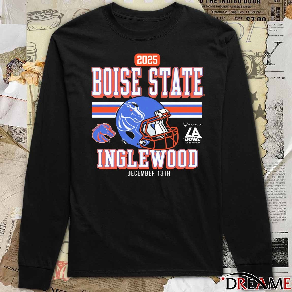 2025 Boise State Broncos Inglewood December 13th LA Bowl t-shirt