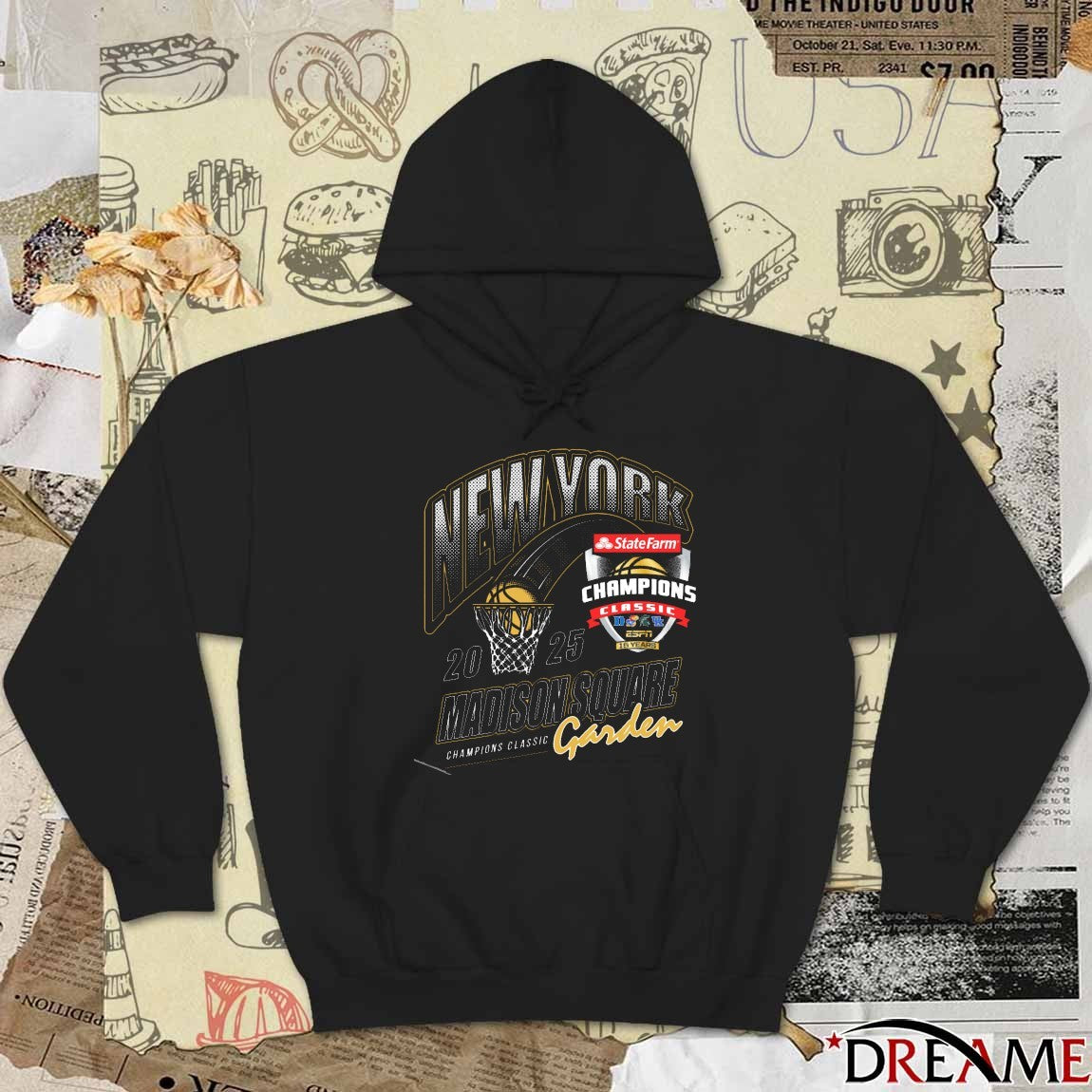 2025 Champions Classic Garden ESPN 15 Years New York Madison Square t-shirt
