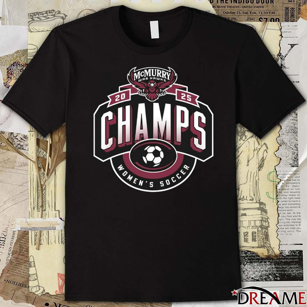2025 Champs McMurry Women’s Soccer Logo t-shirt