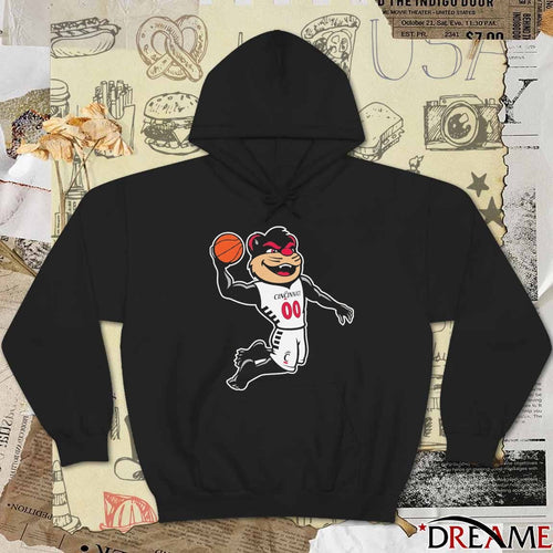 2025 Cincinnati Bearcats Mascot Basketball-Specific Pose t-shirt