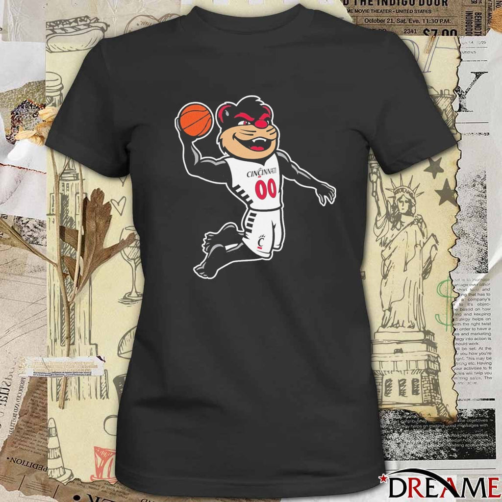 2025 Cincinnati Bearcats Mascot Basketball-Specific Pose t-shirt