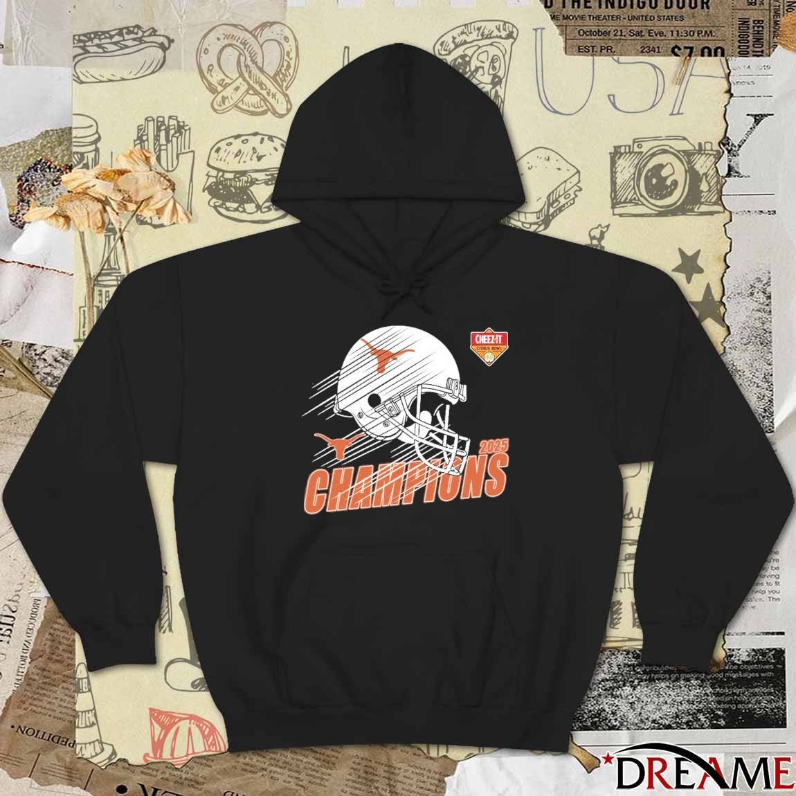 2025 Citrus Bowl Champions Texas Longhorns Football Champions Helmet t-shirt