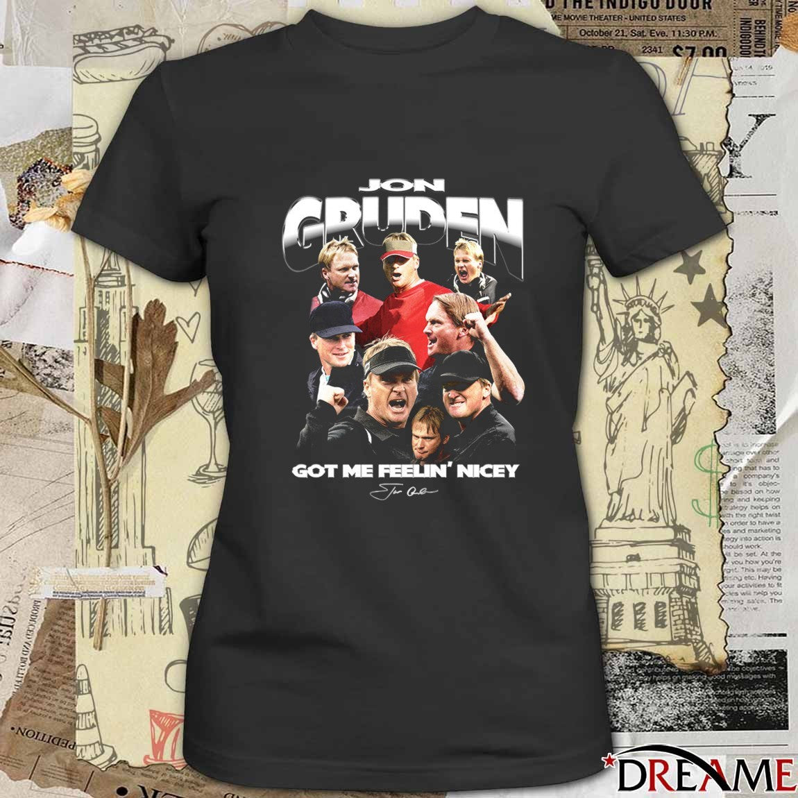 2025 Coach Jon Gruden Got Me Feelin’ Nicey Signature t-shirt