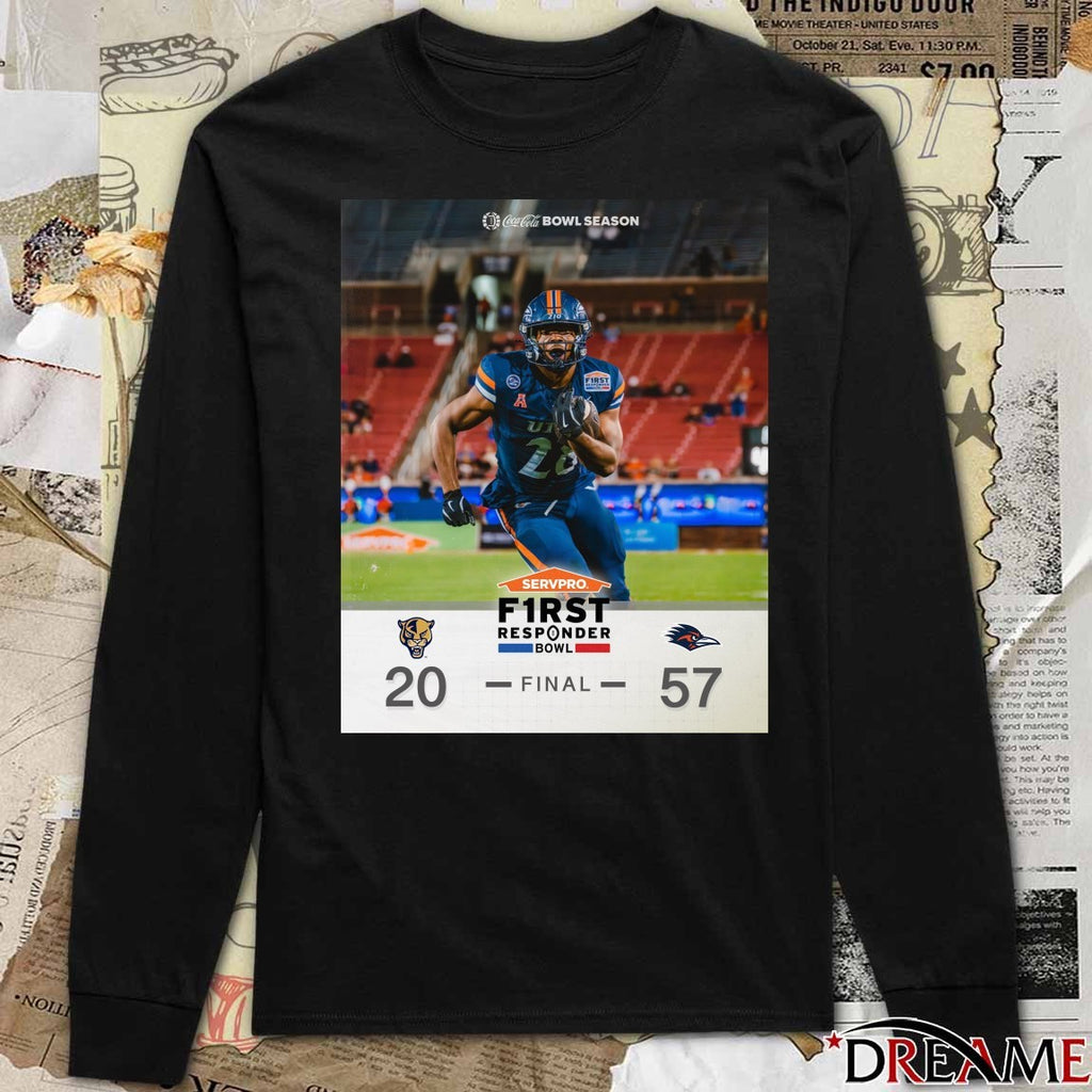 2025 Coca Cola Bowl Season Servpro First Responder Bowl FIU Panthers Vs UTSA Roadrunners Final Score 20 – 57 Poster t-shirt